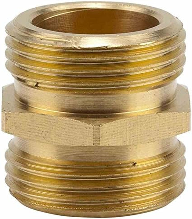Gardena Messing-Gewindenippel: Messing-Anschluss für beidseitigen Anschluss, z.B. zu Pumpen, Rohrgewinde 26,5 mm (G 3/4 Zoll) (7260-20)