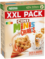 Frühstückscerealien Nestlé CINI MINIS Churros mit 42 % Vollkornanteil, 6er Pack (6 x 900g)