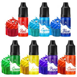 Gel-Lebensmittelfarbe – 7 x 15 ml konzentrierte Regenbogenfarben-Lebensmittelfarbe zum Dekorieren von Kuchen, Backen, Keksen, Macarons – zuckerfreie Lebensmittelfarbe für Getränke, Kuchendekoration, Schleim-DIY