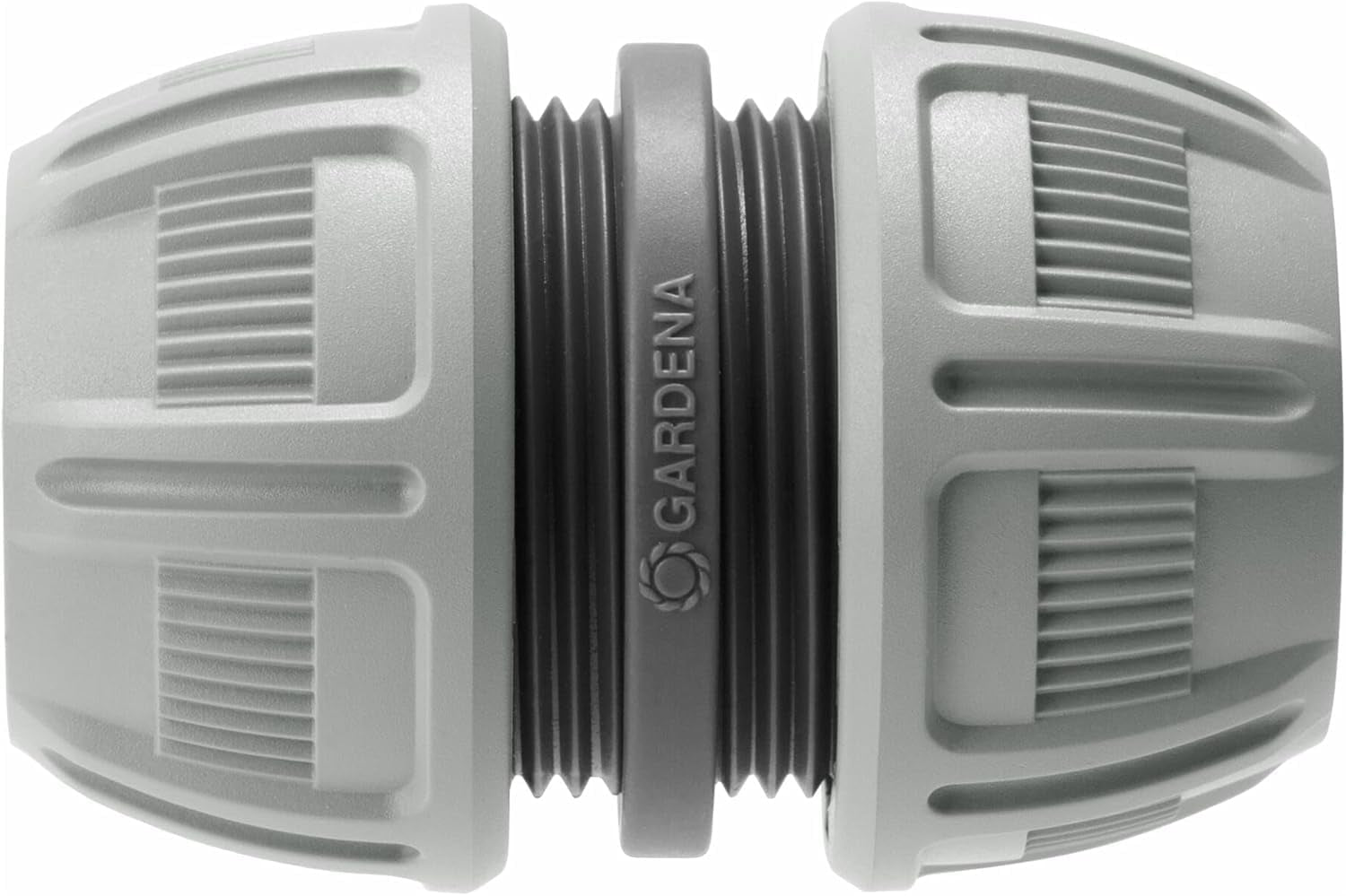 Gardena 13 mm (1/2 Zoll) und 15 mm (5/8 Zoll) Reparateur: Schnelle und einfache Schlauchreparatur ohne Werkzeug, Power Grip, hohe Klemmkraft, verpackt (18232-20)