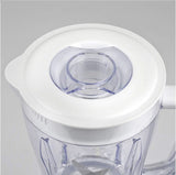 Girmi FR46 Elektrischer Mixer, 1,5 Liter, 2 Geschwindigkeiten Mit Pulse-Funktion, 4 Edelstahlklingen, Messbecherdeckel, Messbecher Mit Scale, Sicherheitseinrichtung, Weiß/Rot Kitchen Naty Shop