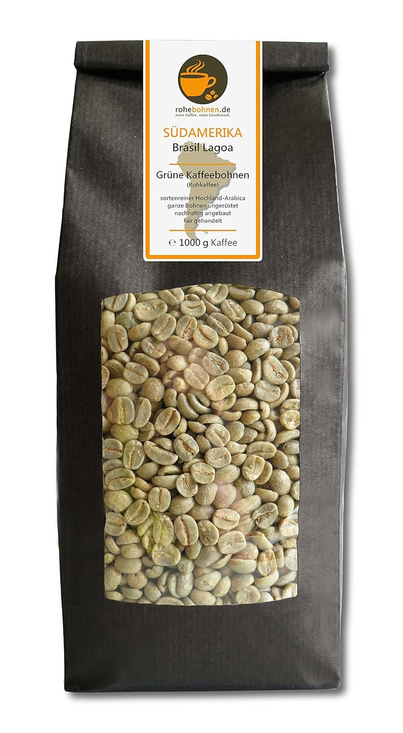 Rohkaffee - Green Highland Coffee Brazil Lagoa (grüne Kaffeebohnen 1000g)