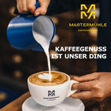 Martermühle Aßlinger Mischung Kaffeebohnen 1kg I Arabica I Geschmacksrichtungen: Haselnuss, Leichte Würze, Schokolade I Ganze Kaffee-Bohnen schonend geröstet, säurearm