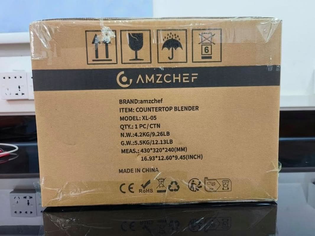 Mixer AMZCHEF, 8 intelligente Menüs und 10 Geschwindigkeiten, LCD-Touchscreen Kitchen Naty Shop