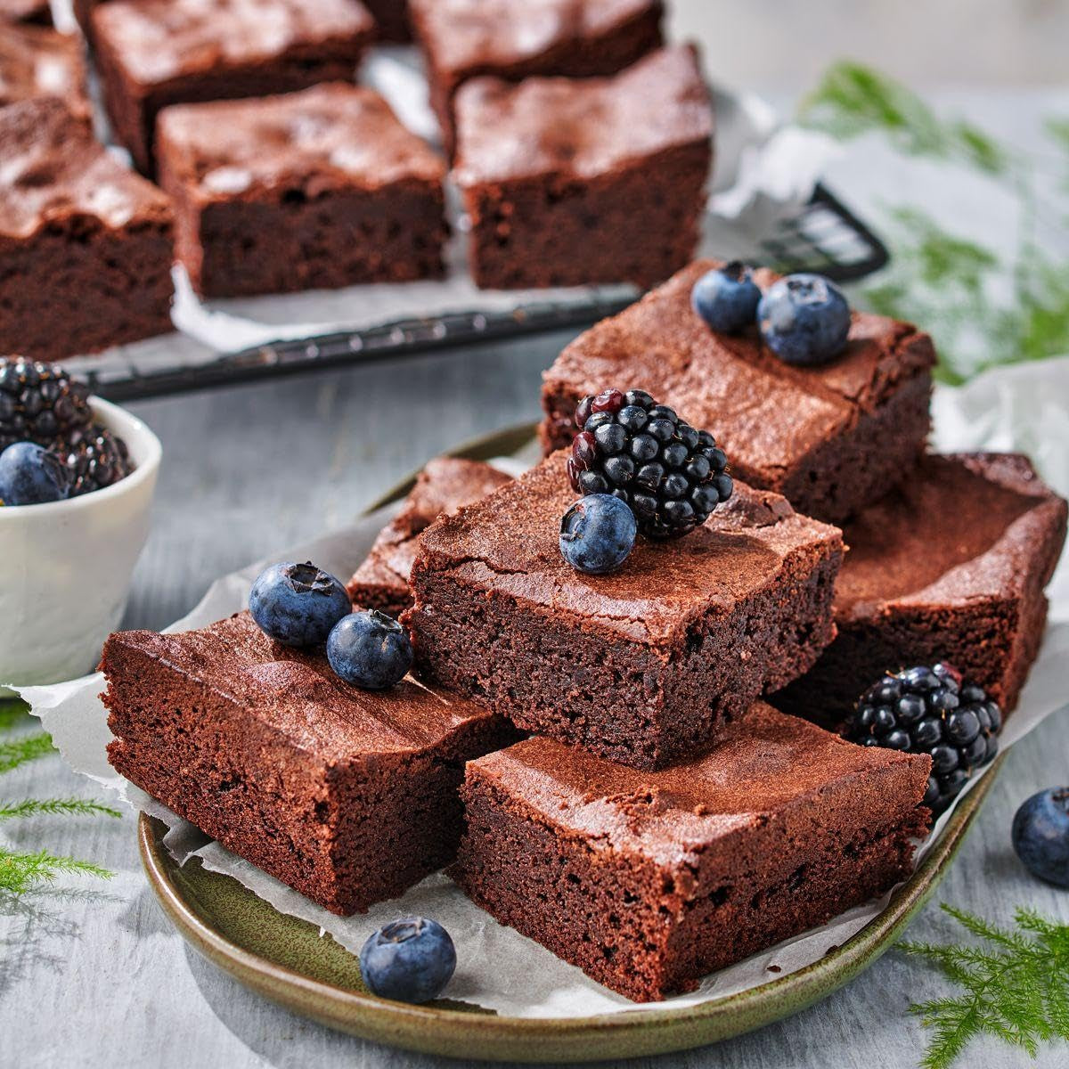 Funcakes Mix Für Cake Brownies: Einfach Zu Berübenen, Für Brownies Und Schokoladenkuchen Mit Reichem Schokoladengeschmack, Halal., 1 Kg Mix zum Backen und Kochen Naty Shop