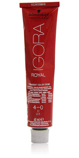 Schwarzkopf IGORA Royal Premium Haarfarbe 4-0 mittelbraun, 1 Packung (1 x 60 g) Haarfarbe Naty Shop