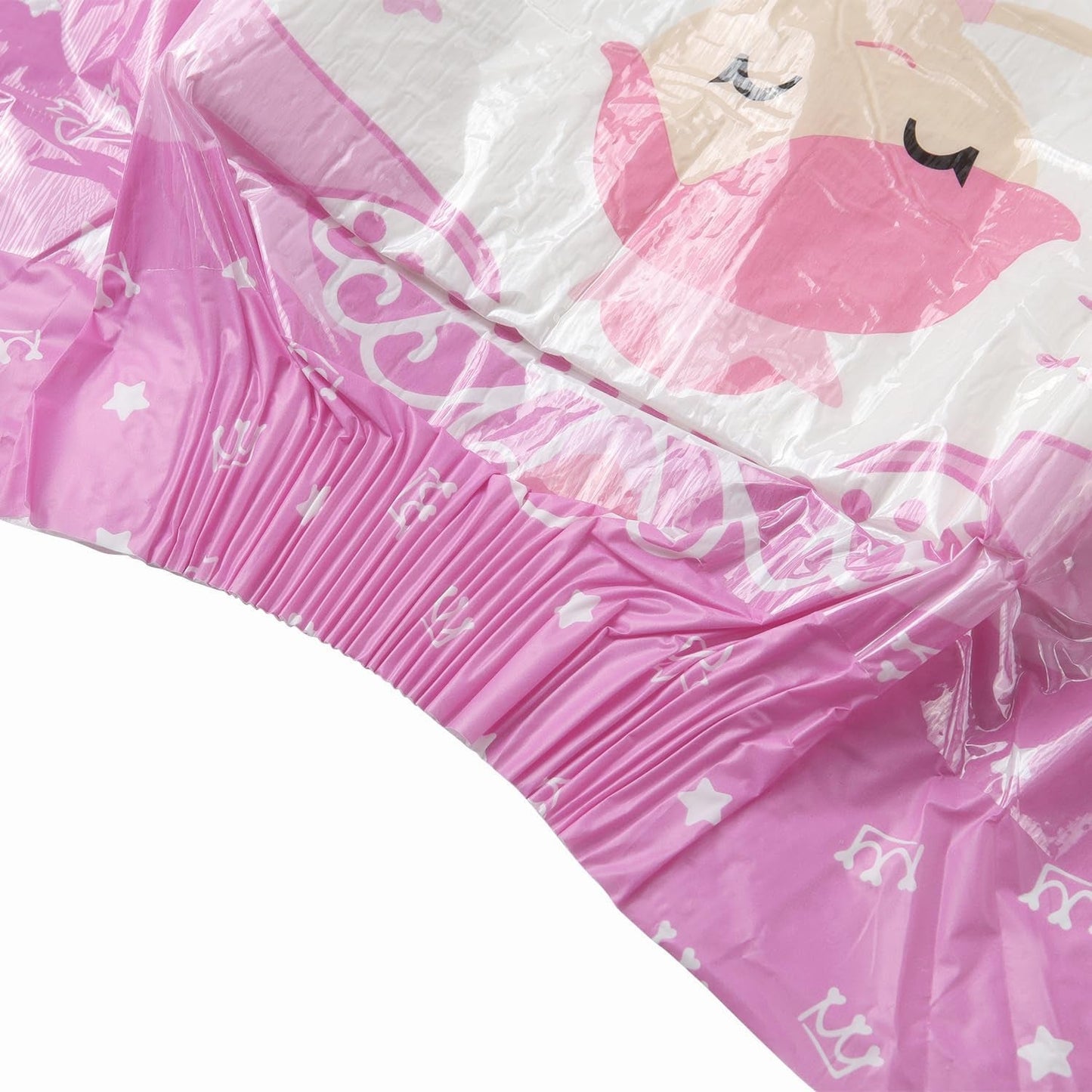 CutiePlusU Erwachsenenwindeln, 10 Stück, Einweg-Inkontinenzhöschen mit Laken für Damen und Herren, maximale Saugfähigkeit über Nacht – Kleine Prinzessin (große Größe 94–119 cm)