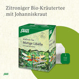 Salus - Krafttier Tee - Brave Dragonfly - 1X 15 Filterbeutel (24g) - Kräutertee mit Zitronengeschmack - Mit Johanniskraut - Aromatisiert - Bio