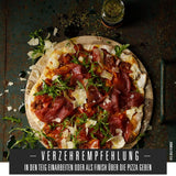Ankerkraut-Pizza, für original italienischen Geschmack, wie aus dem Steinofen, auch für Pasta, Tomaten-Mozzarella und viele andere Gerichte, 45 g im Korkglas