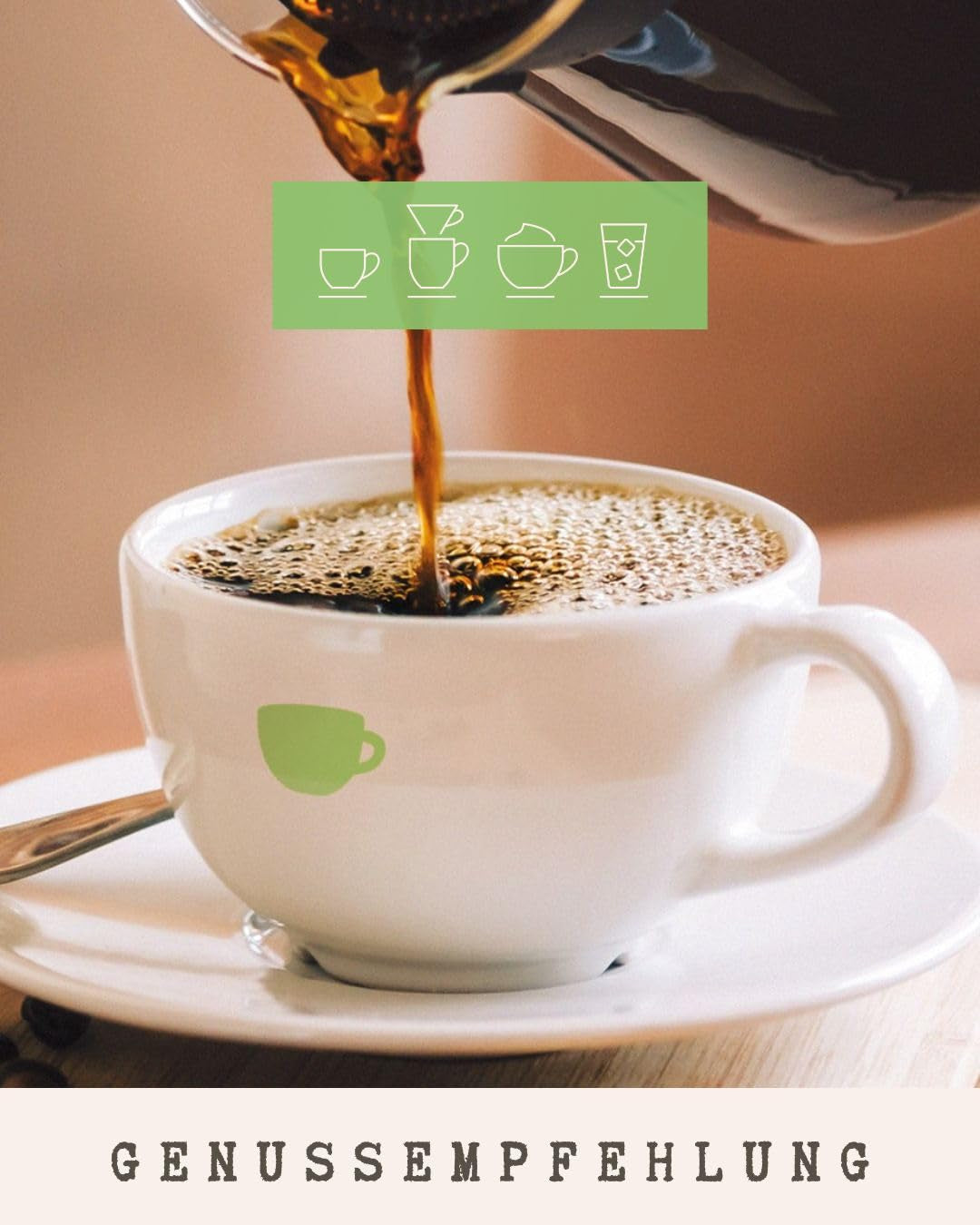 Kaffee - Aricha I 100% Arabica I Kaffeebohnen 250g I Ideal für Kaffeevollautomaten, Filterkaffee und French Press mit fruchtigen Aromen I helle Röstung
