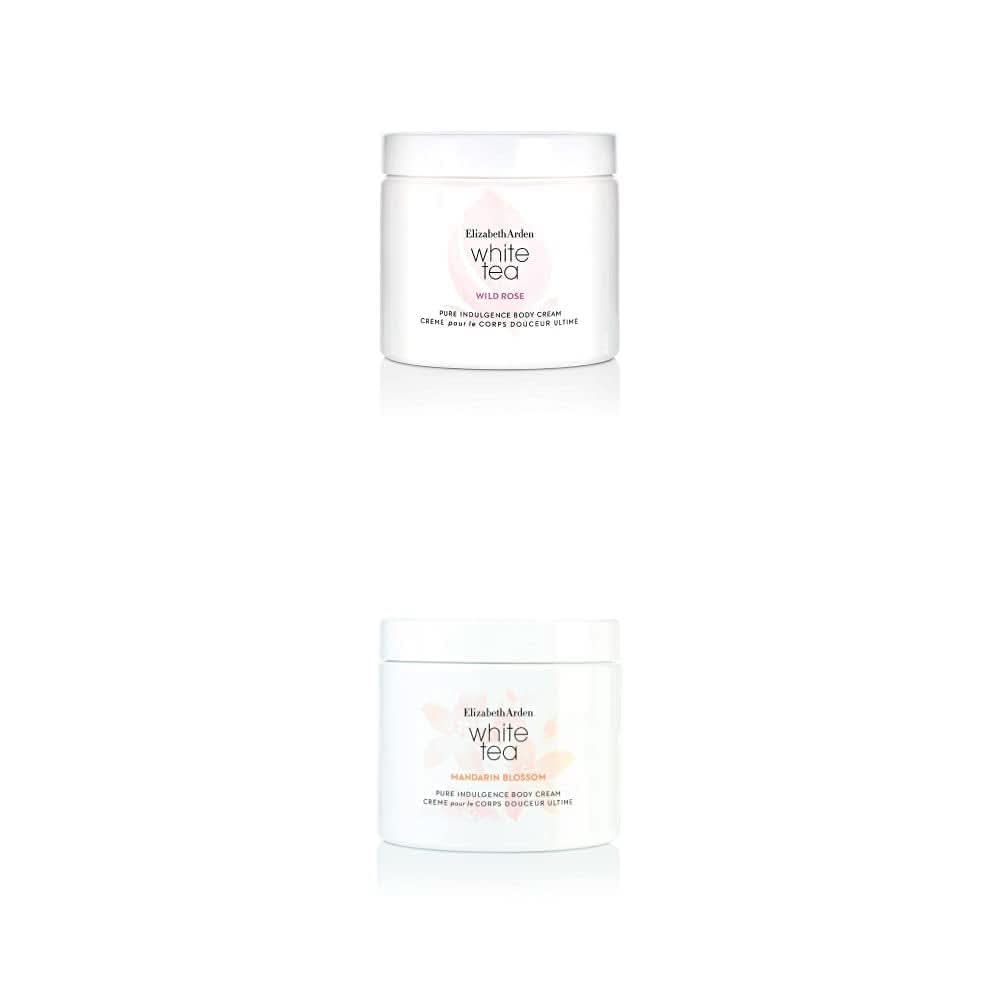 Elizabeth Arden - Wild Rose White Tea, Rosen-Körpercreme für Frauen Kosmetik und Schönheit Naty Shop Pack mit Körpercreme aus Wildrose und Mandarinenblüten