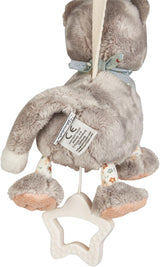 Sterntaler S Katze Lilly Spieluhr – Baby-Spieluhr aus weichem Stoff – Plüschtier für Kinder zum Binden – Einschlafhilfe wirkt beruhigend zu Hause und unterwegs, grau Toys Bebe Naty Shop