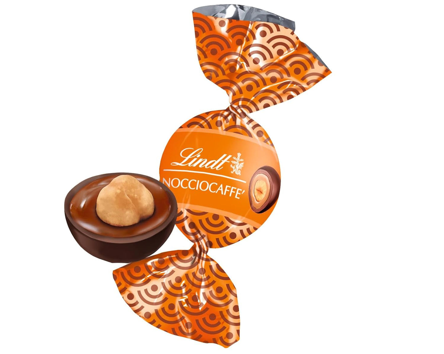 Lindt Roulette Ball Nocciolatte, Milchschokolade mit Haselnusscremefüllung und ganzen Haselnüssen, 3000g