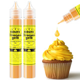 Gel-Lebensmittelfarbe – HXDZFX 2×30 ml, zuckerfreie Lebensmittelfarbe, hochkonzentriert, zum Dekorieren von Kuchen, weißem Fondant, Makronen, Keksen, Backen, Ostereiern, Schleim (Traubenviolett)