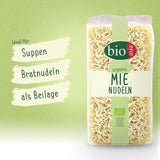 BIOASIA Bio Mie Nudeln, Weizennudeln ohne Ei, schnell und einfach zubereitet, vegetarisch (8 x 250 g)