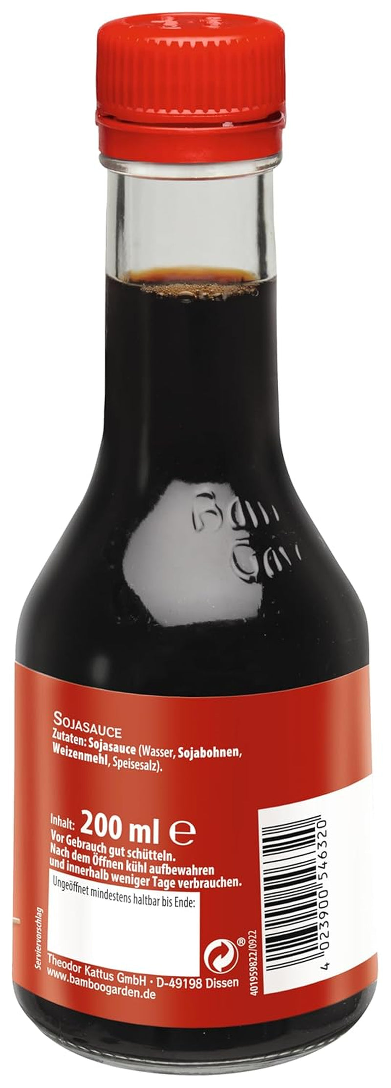 Bamboo Garden - Chinesische Sojasauce, Würzsauce für Fleisch, Geflügel, Gemüse und vieles mehr, 1 x 200 ml (Verpackungsdesign kann abweichen)