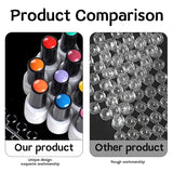 120 Stück Nagel-Display-Punkte, farbige Klebepunkte, zum Aufdrücken der Nägel, Nagel-Display-Punkte, Nagelproben, Nagelspitzen, Do-It-Yourself-Nagelzubehör, Nagel-Display, Nagelspitzen für Gelnägel, transparent, selbstklebend