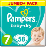 Windeln Pampers 81657566 Baby-Dry Pants, weiß