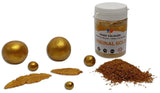 Lebensmittelfarbe Lebensmittelfarbpulver mit Metallic-Effekt, ORIGINAL GOLD 20G Lebensmittelfarbe – Ideal zum Dekorieren von Kuchen, Torten, Zuckerpasten, Keksen und Getränken.