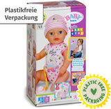 BABY Born Lena (Mädchen) 36 cm, Puppe mit 7 Funktionen für Kinder ab 1 Jahr, funktioniert ohne Batterie, große Puppe 36 cm, 834596 Zapf Creation, rosa Naty Shop-Puppen