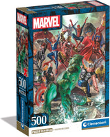 Clementoni Marvel Puzzle 500 Teile Erwachsene – Erwachsenenpuzzle in 49 x 36 cm – Anspruchsvolles Erwachsenenpuzzle von Clementoni 35546 Puzzle Naty Shop Standardtitel