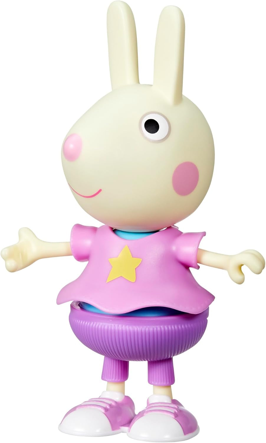 Peppa Wutz Luisa Löffel – lustige Anziehfigur, 15 cm große Mädchenpuppe mit Anziehzubehör und Kleidung, interaktives Spielzeugset für Kleinkinder ab 3 Jahren