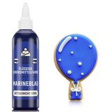 Rote Lebensmittelfarbe 120 ml, hochkonzentrierte und zuckerfreie flüssige Lebensmittelfarbe zum Backen, Kuchen, Makronen, Glasur, Fondant, Kekse, Donuts