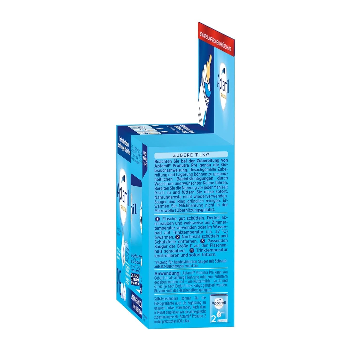 Aptamil Pronutra-ADVANCE PRE, trinkbar, 4x2x90ml (Packung mit 4)