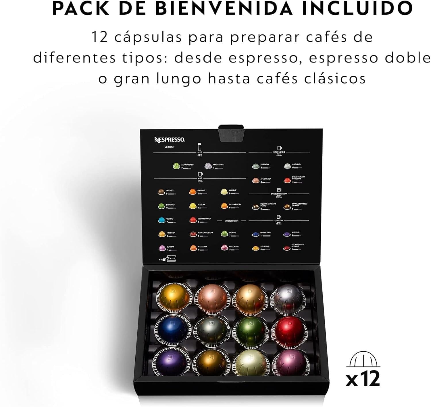 Nespresso-Kaffeemaschine De'Longhi Vertuo Next, ENV120.BM, mattschwarz