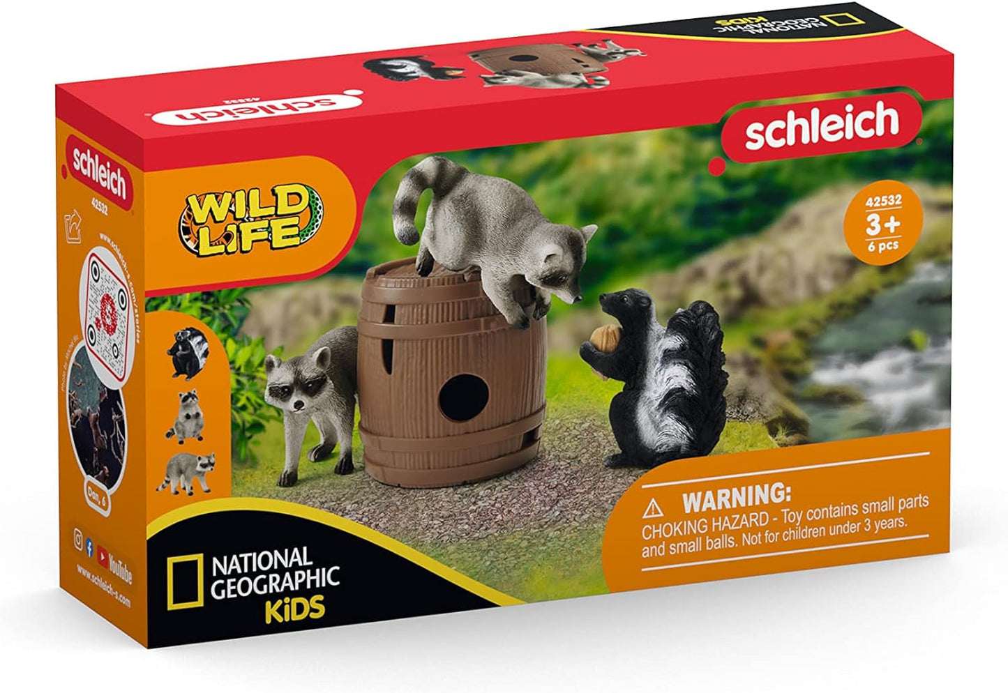 Schleich 42532 Spaß rund um die Nuss, ab 3 Jahren, WILD LIFE - Spielset, 6-teilig Actionfiguren Naty Shop Neu verpackt