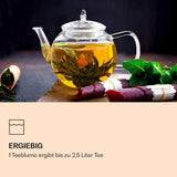 Elegante 6er-Mischbox von Feelino – Weiße Teeblüten von Feelino in einer wunderschönen Probier- und Geschenkbox mit 6 verschiedenen weißen Teerosen, einzeln vakuumverpackt, 1er-Packung