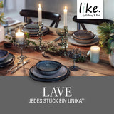Lave beige Frühstücksset von Villeroy & Boch, 6-teilig