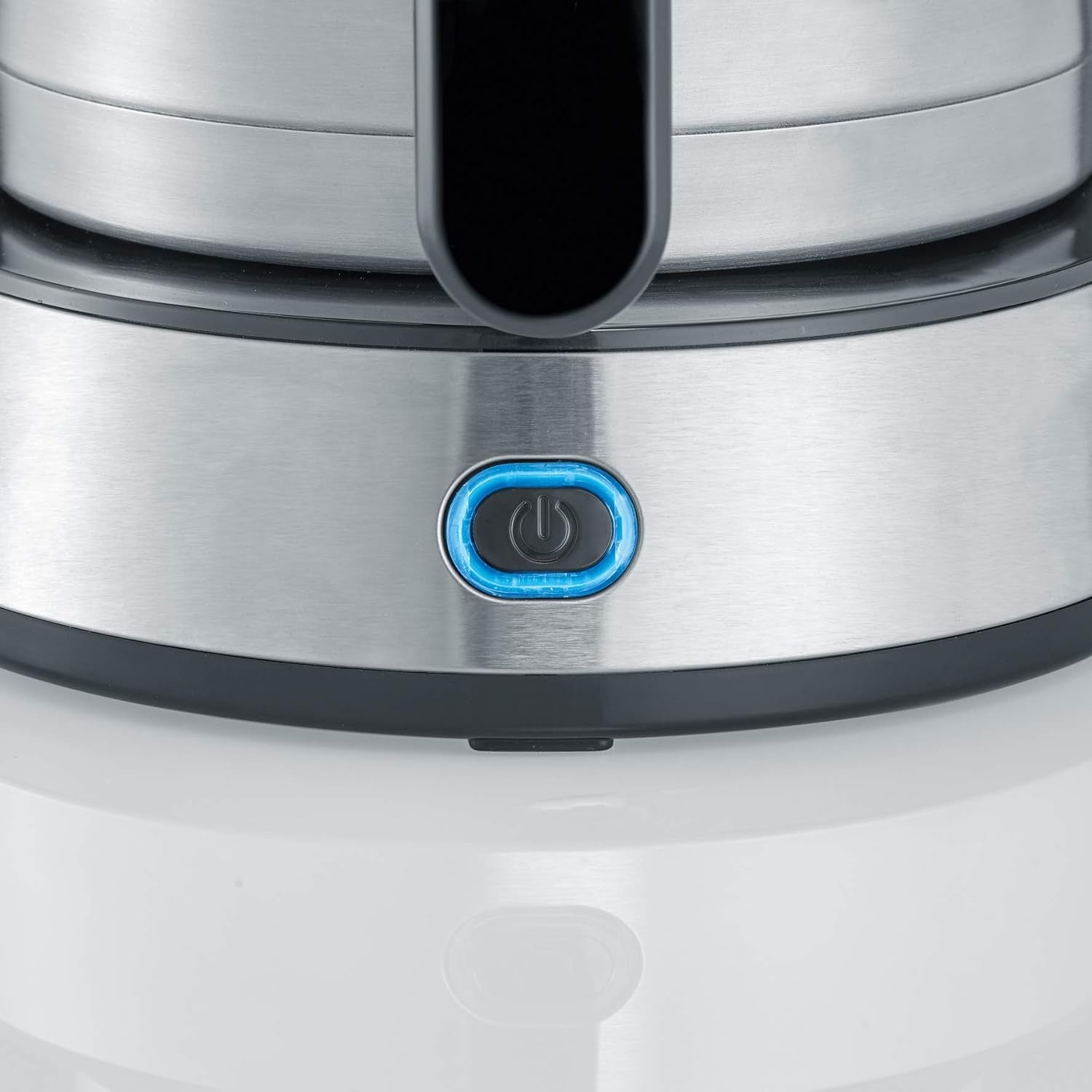 SEVERIN „TypeSwitch“ Espressomaschine mit Thermokaraffe, AromaSwitch zur Wahl zwischen 2 Brühprofilen, Kaffeemaschine für bis zu 10 Tassen, 1000W, Edelstahl gebürstet-schwarz, KA 4845
