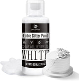 Essbarer flüssiger Glitzer – 6 Farben metallischer Glitzer, Lebensmittelfarbe zum Dekorieren von Kuchen, Backen, Muffins – essbares flüssiges Glitzer-Metallic-Pulver für selbstgemachte Kekse, Fondant, Kuchen