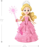 Mattel Universal Pictures Evil Glinda Floating Bubble, von einem vertrauten Film inspiriertes Glinda-Minipuppen- und Fahrzeug-Spielset, JFM25, [Mehrfarbig]