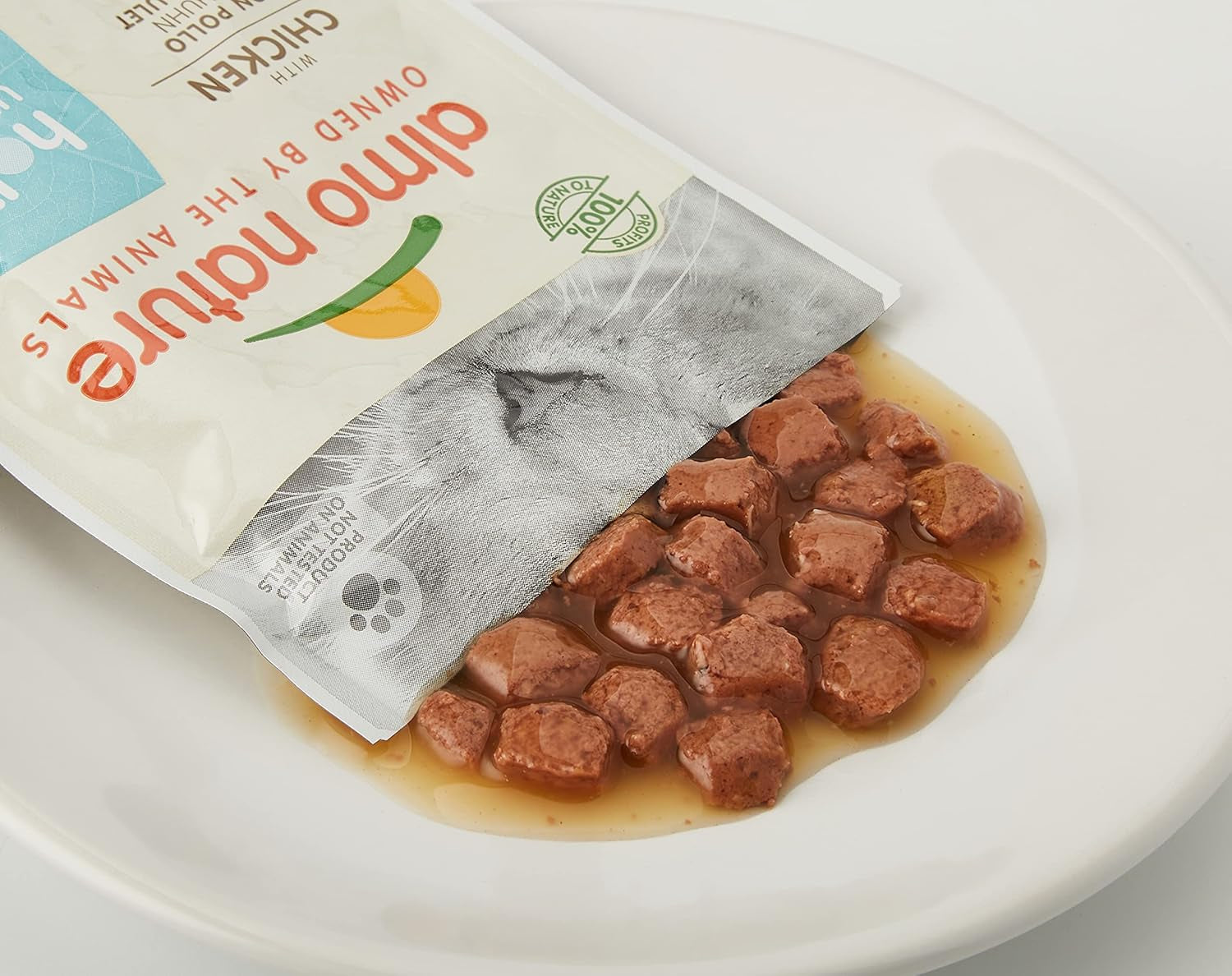 Almo Nature Functional Urinary Help – Nassfutter für ausgewachsene Katzen mit Fisch- und Hühnergeschmack – Unterstützt die Gesundheit der Harnwege – 6 Beutel à 70 g