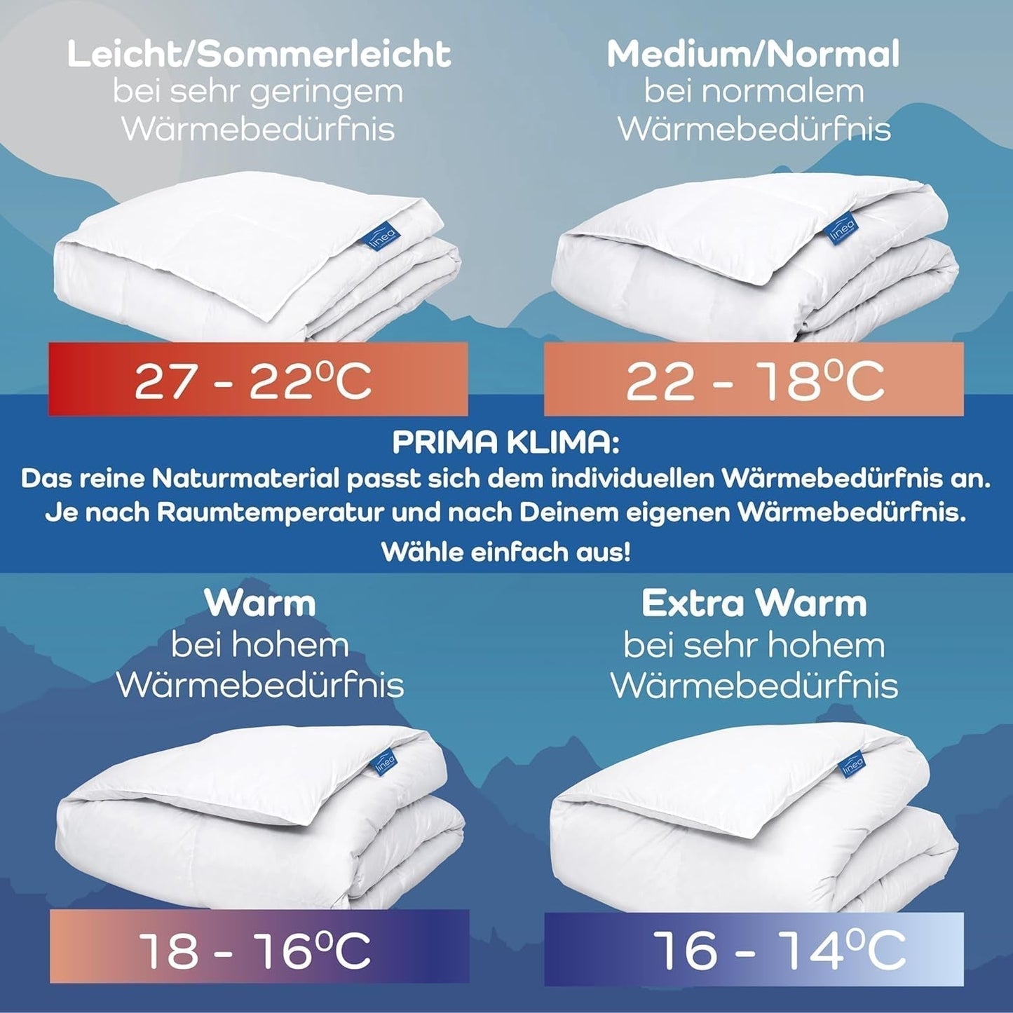 Böhmerwald Exklusive Steppdecke, Kamel, Weiß, 135 x 200 cm Steppdecken und Steppdecken Naty Shop