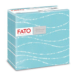 Fato - Trockenpapierservietten, Airlaid, Textileffekt, Packung mit 50 Servietten, 40X40 gefaltet im 4er-Format, Tropicana Decor