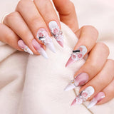 300 Stück Niedliche Blume Nail Charms, 3D Resin Floral Camelie Rose Nägel Charms Mit Perle, Gemischte Größe Bunte Flower Nägel Deko Für Frauen Nail Art Zubehör