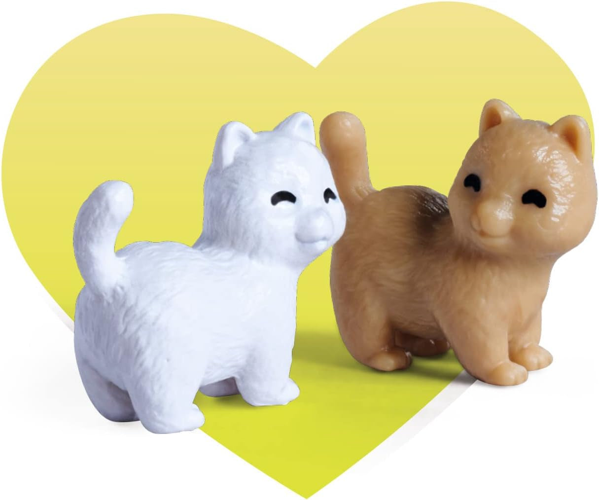 Simba Steffi Love Baby Cats, Spielpuppe im modischen Kleid mit schwangerer Katze und zwei süßen Katzenbabys, Zubehör, 29cm, ab 3 Jahre