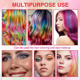 5 Farben Temporäre Haarfarbe für Kinder, waschbare Farbe, Mascara, Haarkreide, Salon-Haarfarbe, Naty Shop