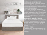 Traumnacht Bambuskissen mit Bambusfasern, hypoallergen, antibakteriell Kissenset mit Reißverschluss, bestehend aus 2 Kissen 40X80Cm, Öko-Tex zertifiziert, in Deutschland entwickelt Naty Shop Standardkissen