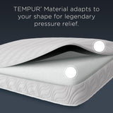 TEMPUR-PEDIC Tempur-Cloud Prohi-Kissen, Memory-Schaum, Weiß/Opulent Garden, King Standard-Kissen Naty Shop