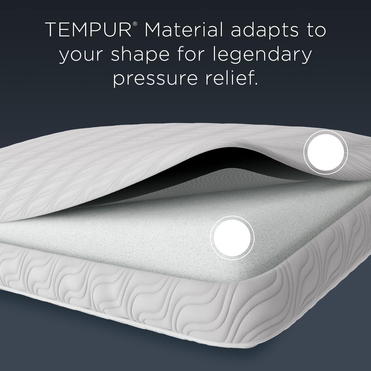 TEMPUR-PEDIC Tempur-Cloud Prohi-Kissen, Memory-Schaum, Weiß/Opulent Garden, King Standard-Kissen Naty Shop