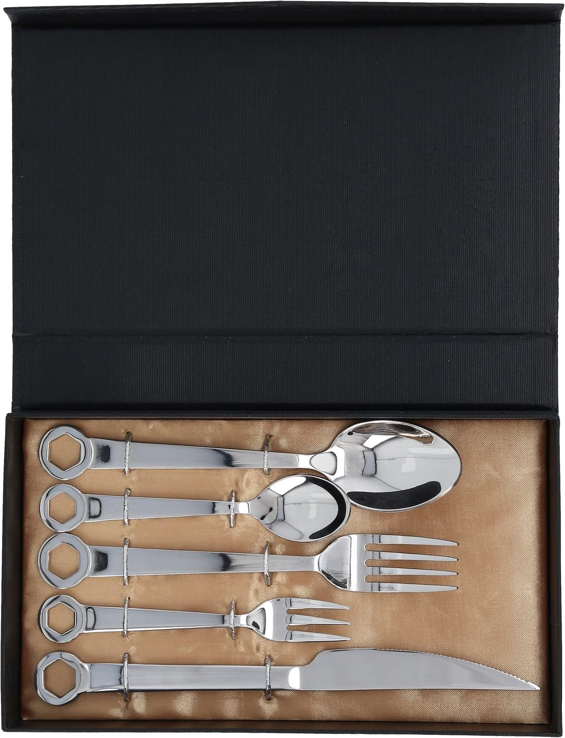 Besteckset 5-teilig, Edelstahl Kitchen Naty Shop