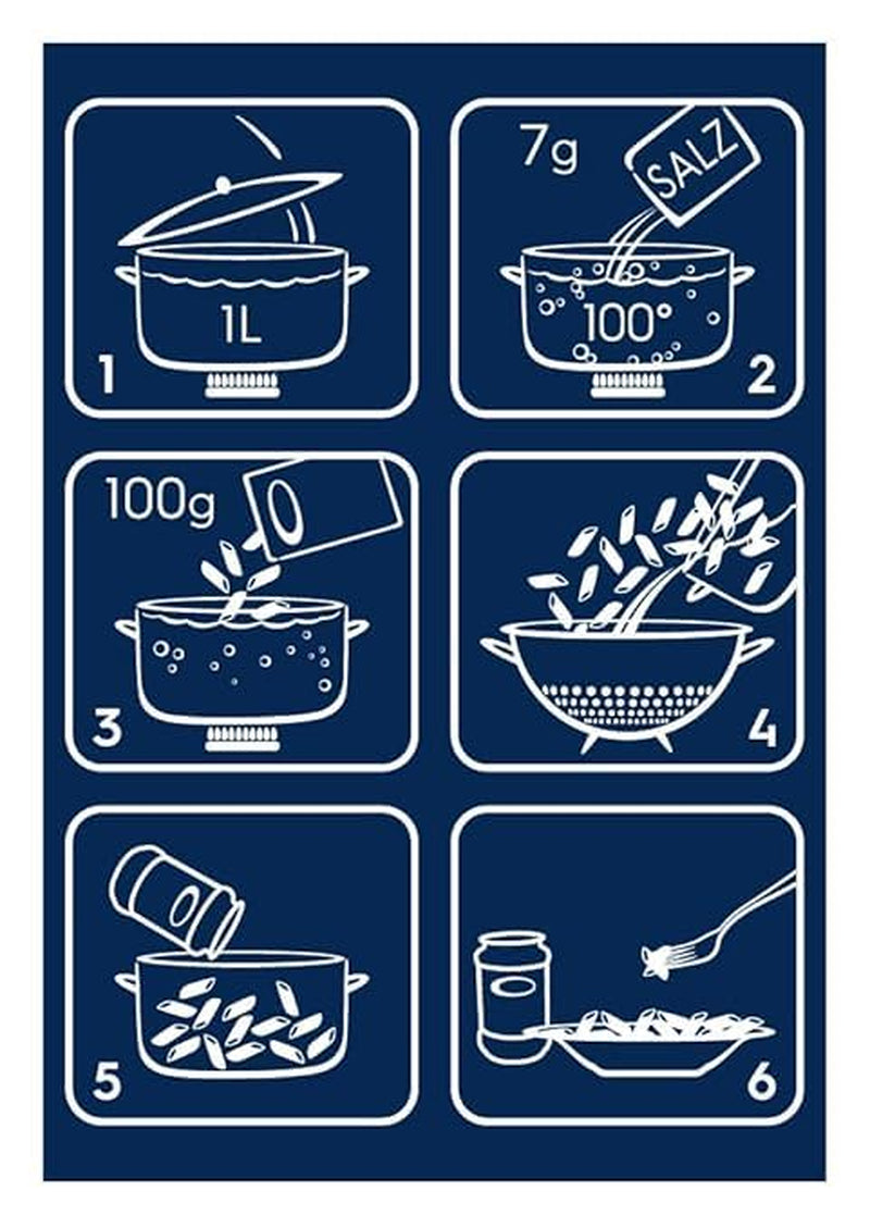 Pasta Barilla Classic Fusilli Nr. 98, aus hochwertigem Hartweizen, immer al dente, 1 kg