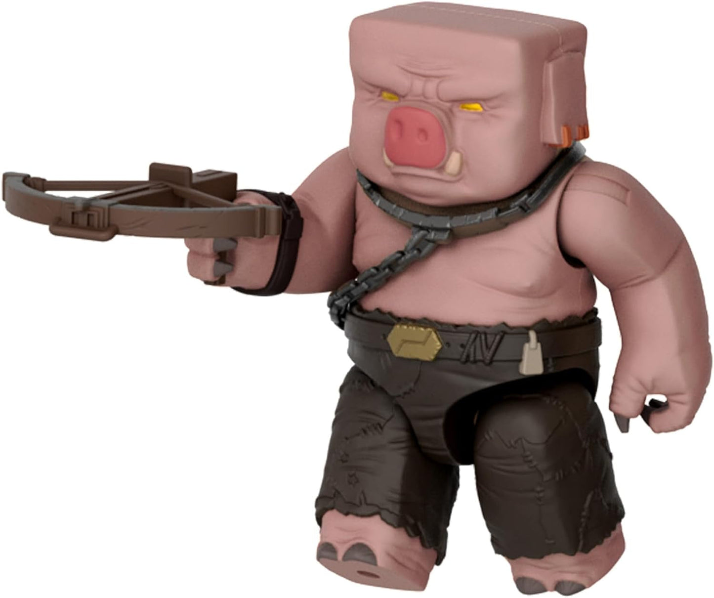 Mattel Minecraft Actionfiguren-Set, Ghast mit Feuerangriff, Lichter, Lärm, Starter und Projektil, Piglin-Krieger, inspiriert vom Film, JFB69. Actionfiguren Naty Shop