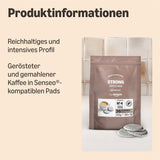 von Amazon Starke Pads, geeignet für Senseo-Maschinen, 36 Stück (1 Packung mit 36 ​​Stück) – Rainforest Alliance-zertifiziert