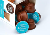 NESCAFÉ Dolce Gusto Latte Macchiato Vorratsbox 90 Kaffeekapseln & Flat White, 48 Kaffeekapseln, Arabica und Robusta Bohnen