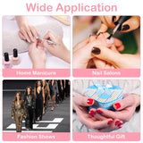 100 Stück Latexfrei Nailart Schwämme, Ombre Nagelschwammpinsel, Nagelschwamm Mit Metallgreifer 100 Blatt Nailart-Mischpapier Ausstellungsbox, Maniküre Schwamm Applikator Für Farbverlauf Nailart
